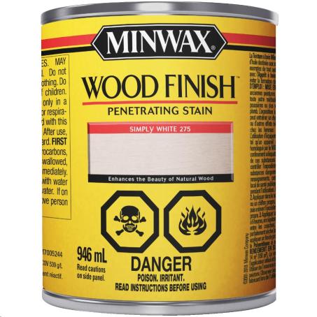 MINWAX-WOOD FINISH SIMPLY WHITE 946 ML