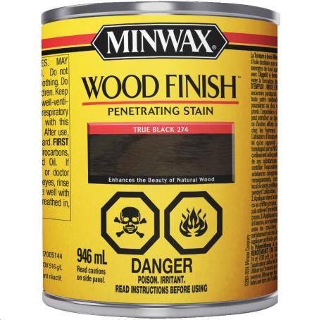 MINWAX-WOOD FINISH TRUE BLACK 946 ML