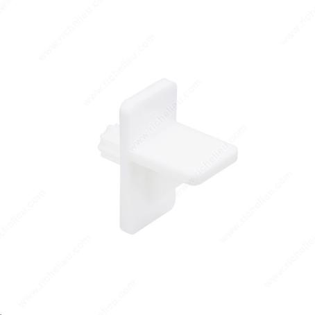 PLASTIC SHELF PIN - WHITE - 8 PACK