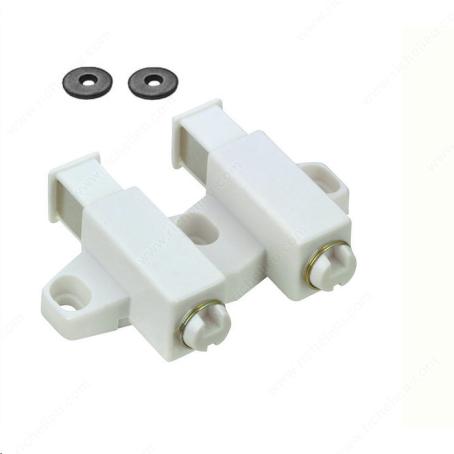 DOUBLE AUTOMATIC MAGNETIC LATCH - WHITE