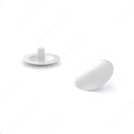 PLASTIC COVER CAP FOR #2 SQUARE DRIVE - WHITE - 25 PACK