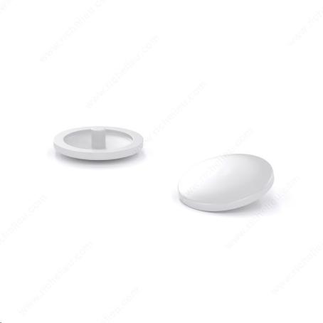 PLASTIC COVER CAP FOR #1 SQUARE DRIVE - WHITE - 25 PACK