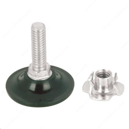 LEVELER WITH NUT - WITH OUT SLOT - 5/16