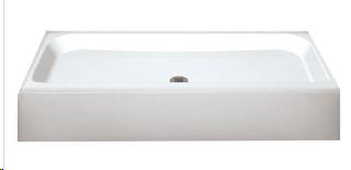 MAAX FINESSE SHOWER BASE WHITE GELCOAT 60