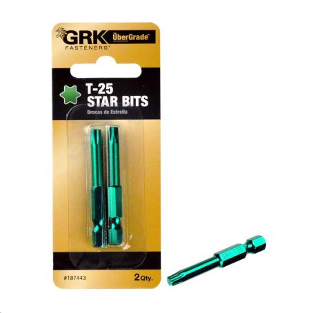 GRK BITS CARDED T-25 2