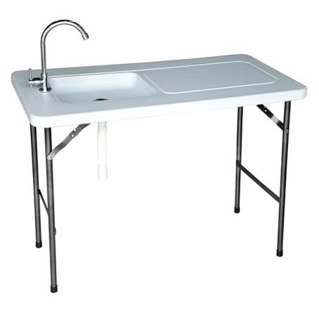 GARDEN/GAME CLEANING TABLE WITH SINK/FAUCET