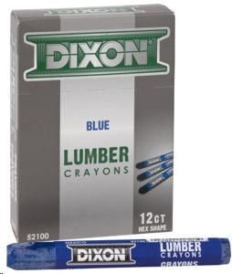 DIXON BLUE EXTRUDED LUMBER CRAYON