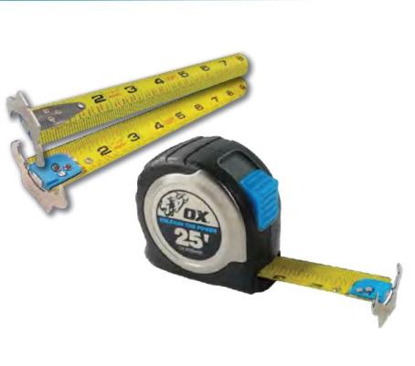 OX PRO 25' STAINLESS STEEL TAPE MEASURE