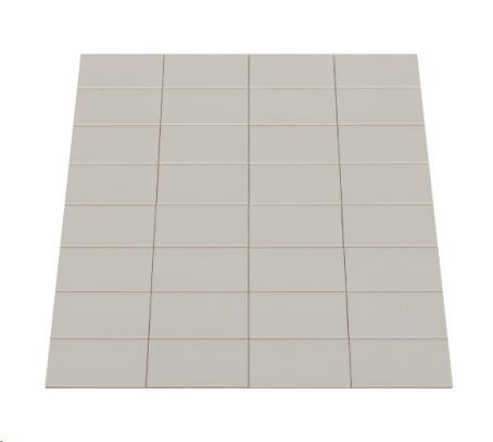 ESSENTIAL 3X6 SUBWAY TILE GLOSSY ARGENTO