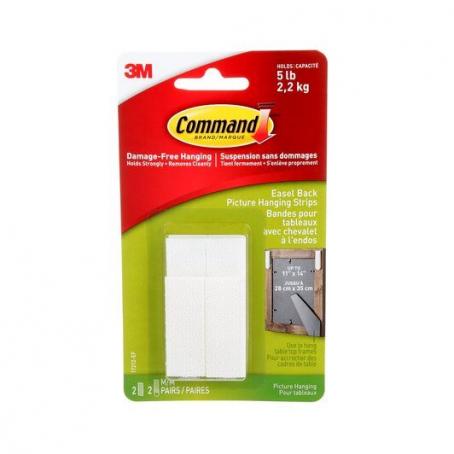 COMMAND MEDIUM EASEL BACK PICTURE HANGING STRIPS