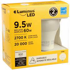 LUMINUS LED 9.5W OMNI A19 2700K DIM - 60W EQUIVALENT