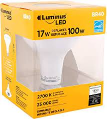 LUMINUS LED 17W BR40 5000K - 100W EQUIVALENT