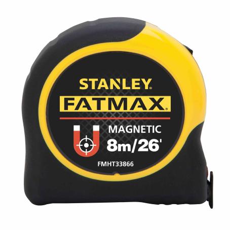 STANLEY FATMAX MAGNETIC TAPE MEASURE 8M/26' FMHT33866