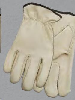 GLOVES - MAN HANDLERS LEATHER LARGE   1653