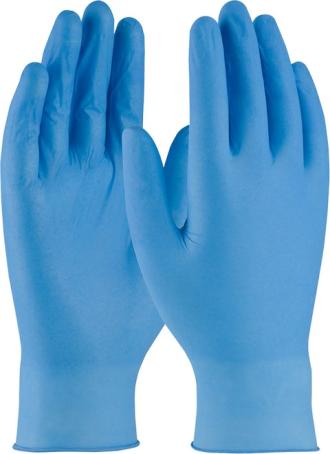 BLUE NITRILE DISPOSABLE SMALL GLOVES 100/BOX
