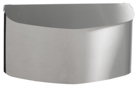 BRUSHED STAINLESS STEEL CONTEMPORARY MAILBOX