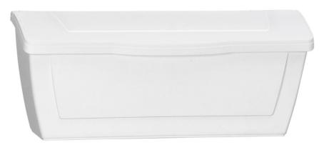 PLASTIC MAILBOX WHITE 15.5X6.25X4.125