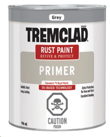 TREMCLAD RUST PRIMER - 946ML - GREY