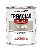 TREMCLAD RUST PRIMER - 946ML - GALVANIZED WHITE