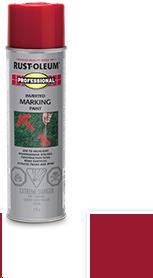 PROFESSIONAL INVERTED MARKING PAINT - SAFETY RED