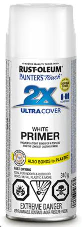PAINTER'S TOUCH ULTRA COVER 2X - WHITE PRIMER AEROSOL