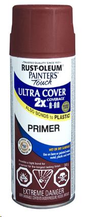 PAINTER'S TOUCH ULTRA COVER 2X - FLAT RED PRIMER AEROSOL