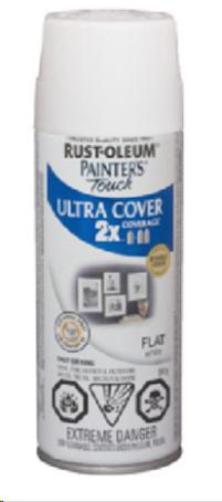 PAINTER'S TOUCH ULTRA COVER 2X - FLAT WHITE AEROSOL