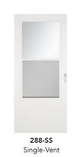 32X81 LARSON VALUE-CORE SINGLE VENT WHITE STORM DOOR (288-SS)