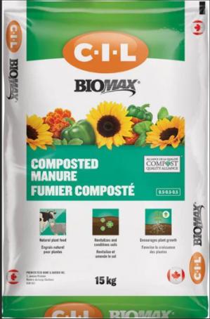 CIL BIOMAX COMPOSTED MANURE 15KG 