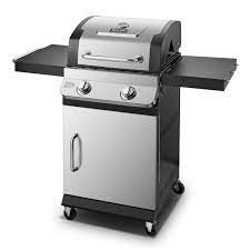DYNA-GLO PREMIER 2 BURNER LP GAS GRILL STAINLESS 445 SQ.IN DGP321SNP-D 