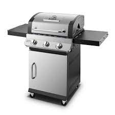 DYNA-GLO PREMIER 3 BURNER LP GAS GRILL STAINLESS 550 SQ.IN DGP397SNP-D 
