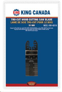 KING TRU-CUT OSCILLATING SAW BLADES 35MM  KW-4819