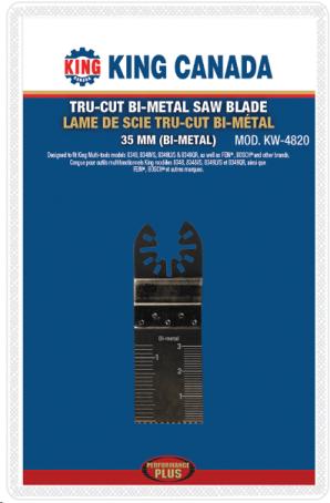 KING TRU-CUT OSCILLATING BI-METAL SAW BLADES 35MM  KW-4820