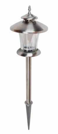LOW VOLTAGE METAL PATHWAY LIGHT - STAINLESS STEEL