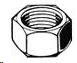 10-24 HEX NUT STAINLESS STEEL  PK 6