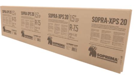 RESISTO SOPREMA - SOPRA XPS-20 R-7.5 2' X 8' X 1.5