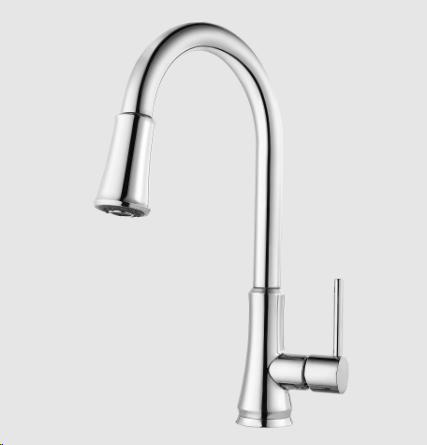 PFISTER KITCHEN FAUCET CLASSIC 1 HANDLE PULL-DOWN CHROME