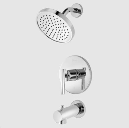 PFISTER TUB/SHOWER FAUCET FULLERTON  1 LEVER WITH VALVE POLISHED CHROME