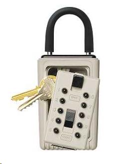 PORTABLE KEY SAFE LOCK BOX PUSHBUTTON 001350C
