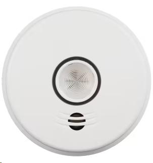 SMOKE ALARM WITH LED SAFETY LIGHT BATTERY OPERATED WIRELESS