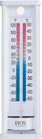 INDOOR/OUTDOOR UTILITY WALL THERMOMETER   
