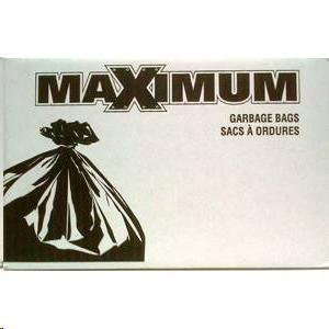 MAXIMUM GARBAGE BAGS - 30X38 EXTRA STRONG 125/BOX